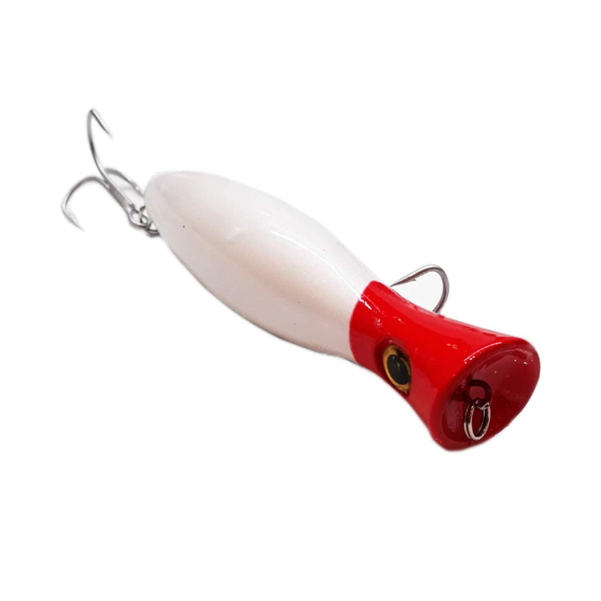 Fishing Lures Pack3 green emerald side view high contrast for detection