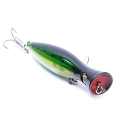 Fishing Lures Pack3 red head front view stands out in murky water