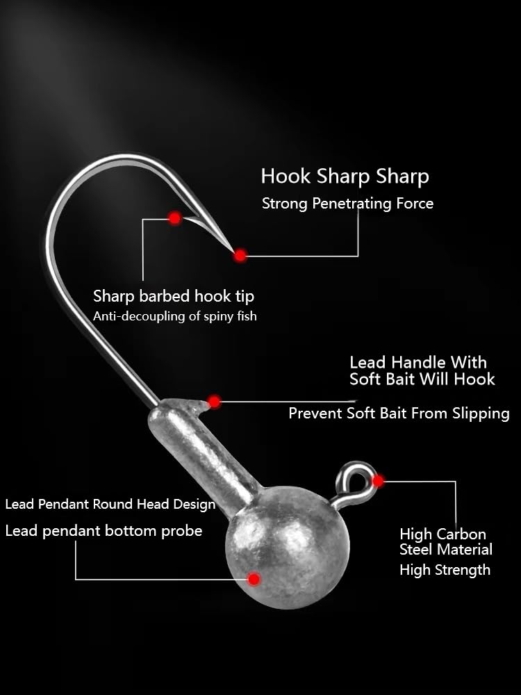 Durable plastic and metal lures for freshwater fishing