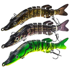 Lifelike multi-jointed swimbait lure design