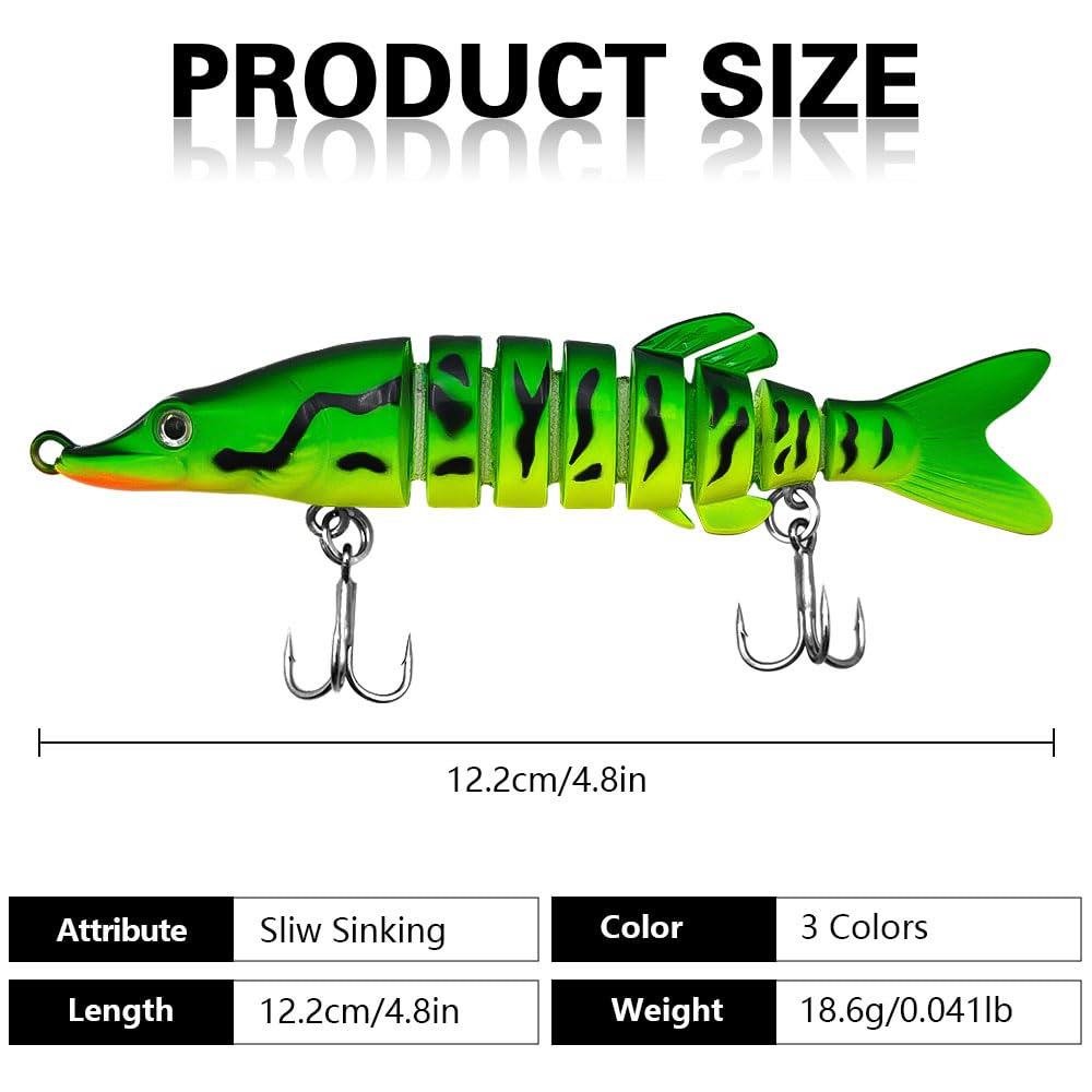 Close-up of sharp anti-rust hooks on lure