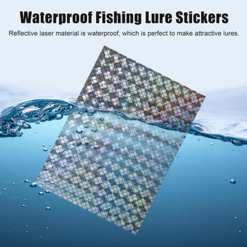 DIY fishing lure making using reflective tape