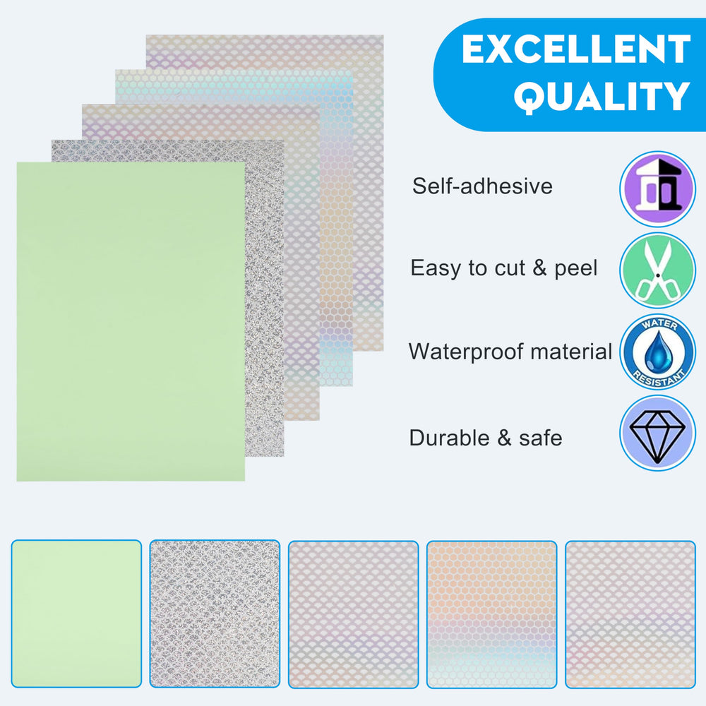 Adhesive backing for fishing lure tape close-up