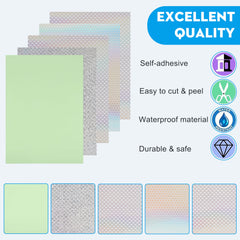 Adhesive backing for fishing lure tape close-up