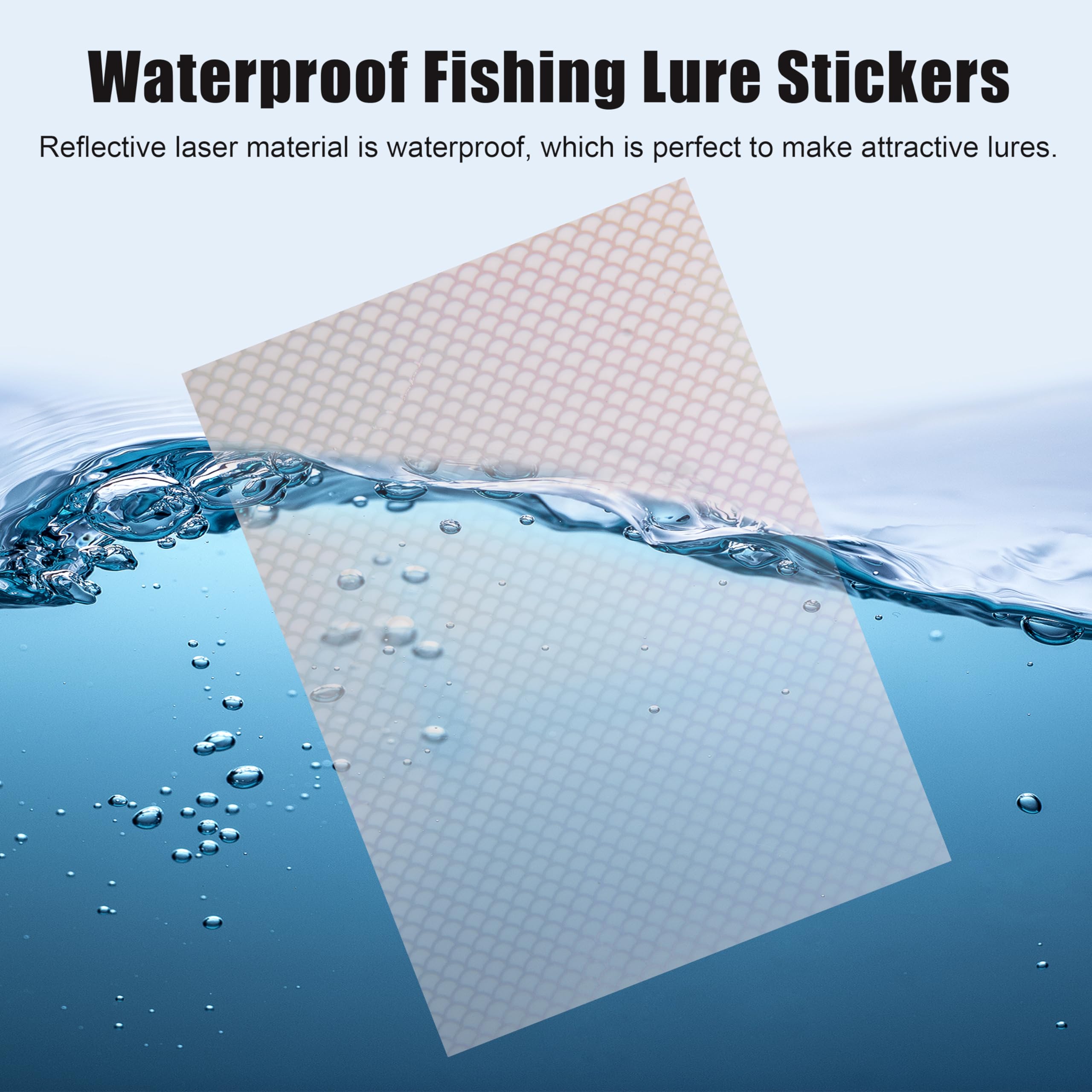 20-piece fishing lure tape package display