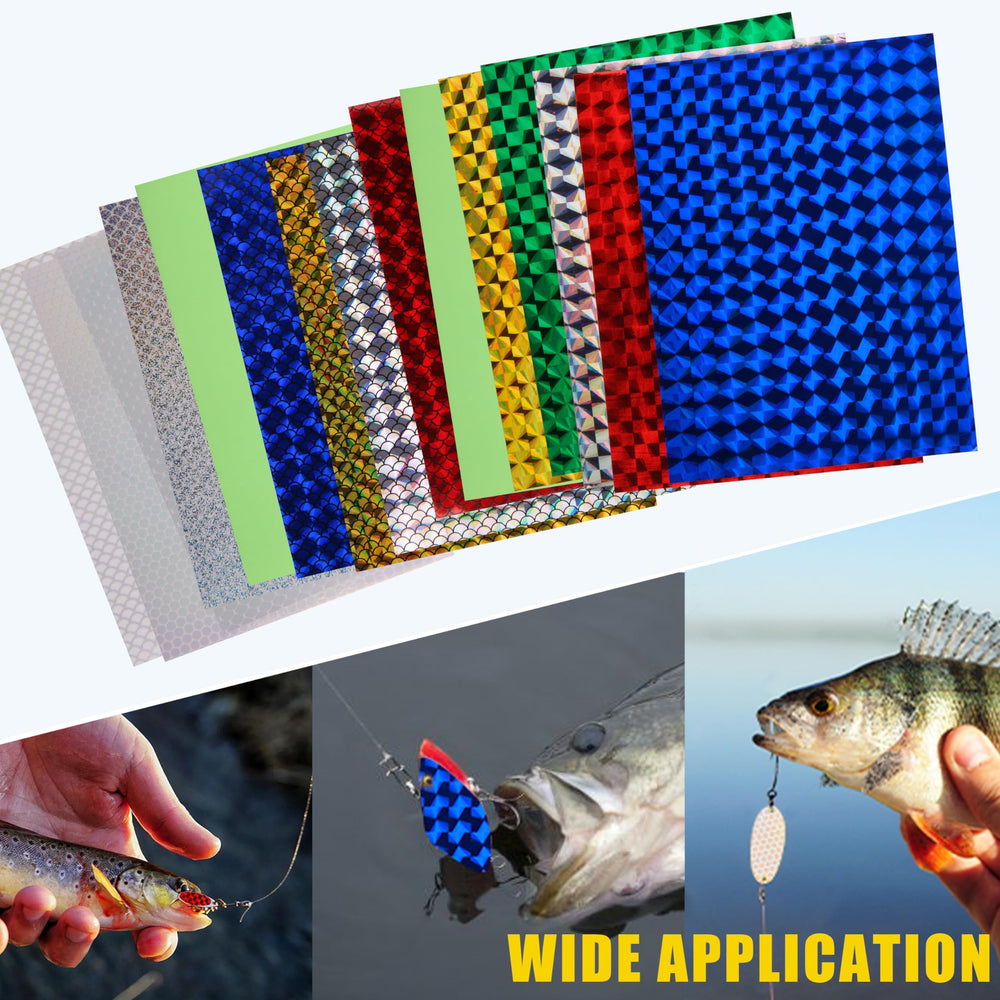 DIY lure making using holographic lure tape