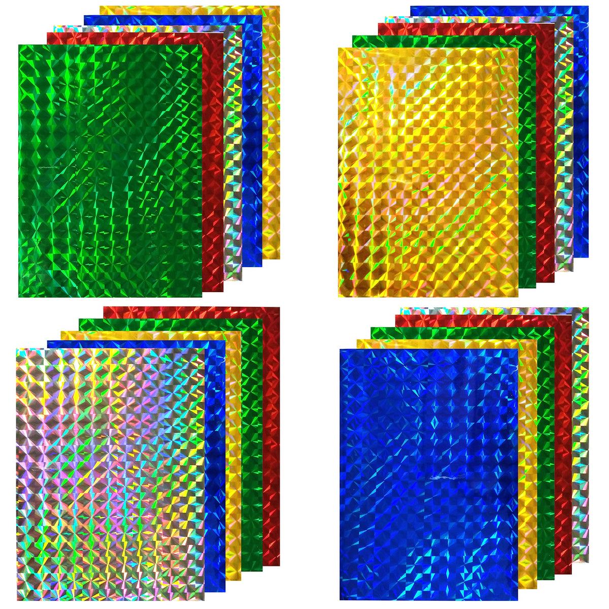 Reflective holographic fish scales pattern fishing lure tape