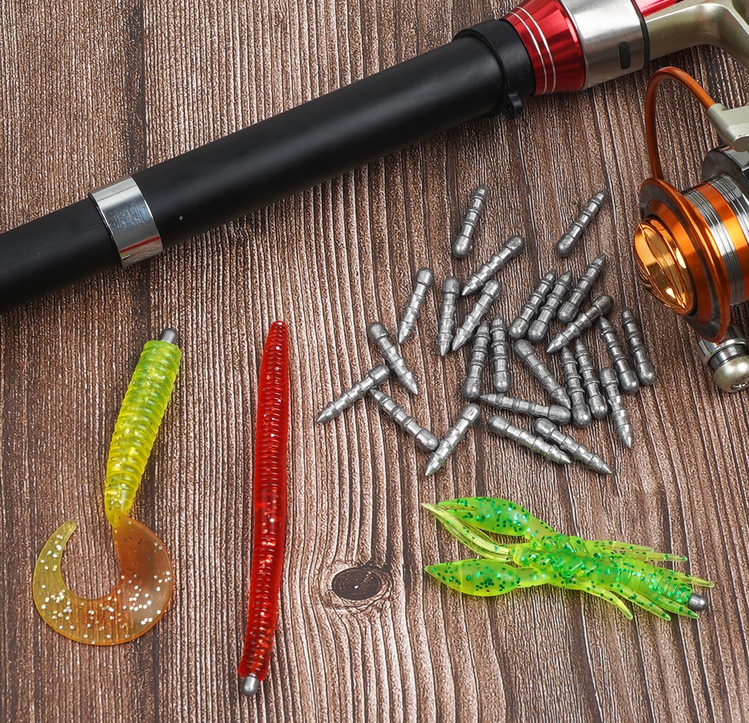 Durable corrosion-resistant nail weights material close-up