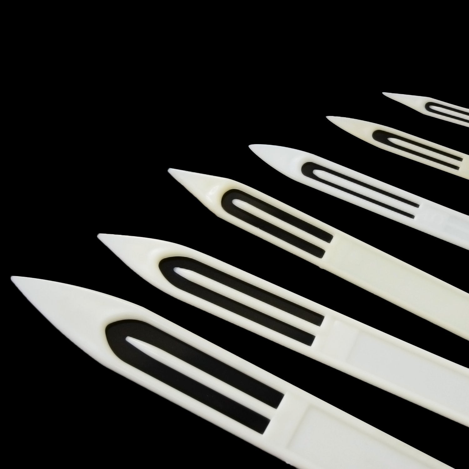 Needle size range chart showing sizes 3 to 9