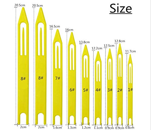 Fishing net repair needle shuttle set size 2
