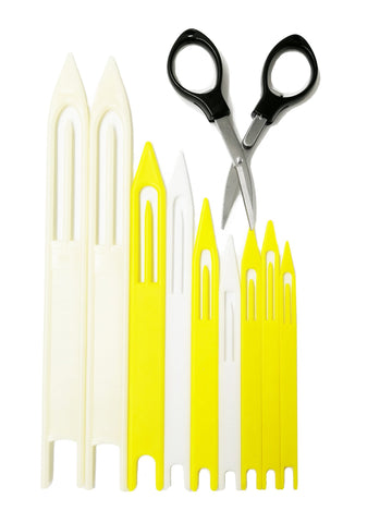 Net repair needle shuttles set including sizes 7 and 8 (two pieces)