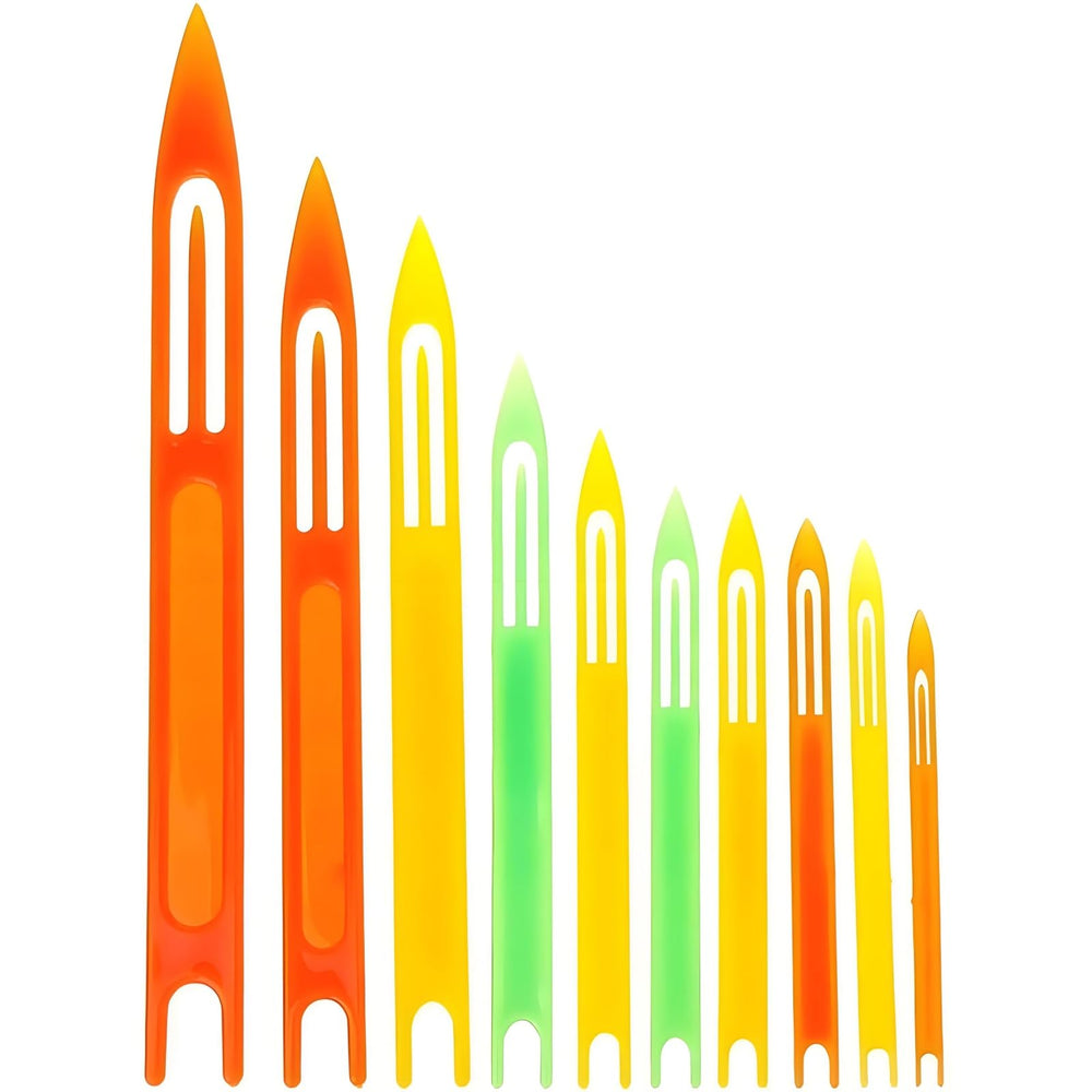 Eight rustproof fishing netting needles in the kit