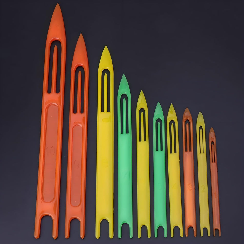 Needles for repairing fishing nets and sport nets