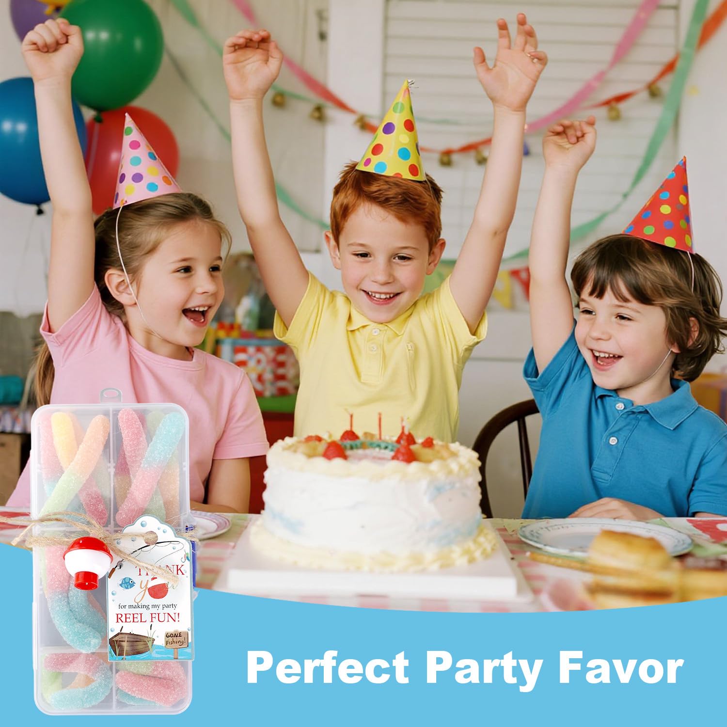 Overall package contents: tackle boxes, floats, cards, rope