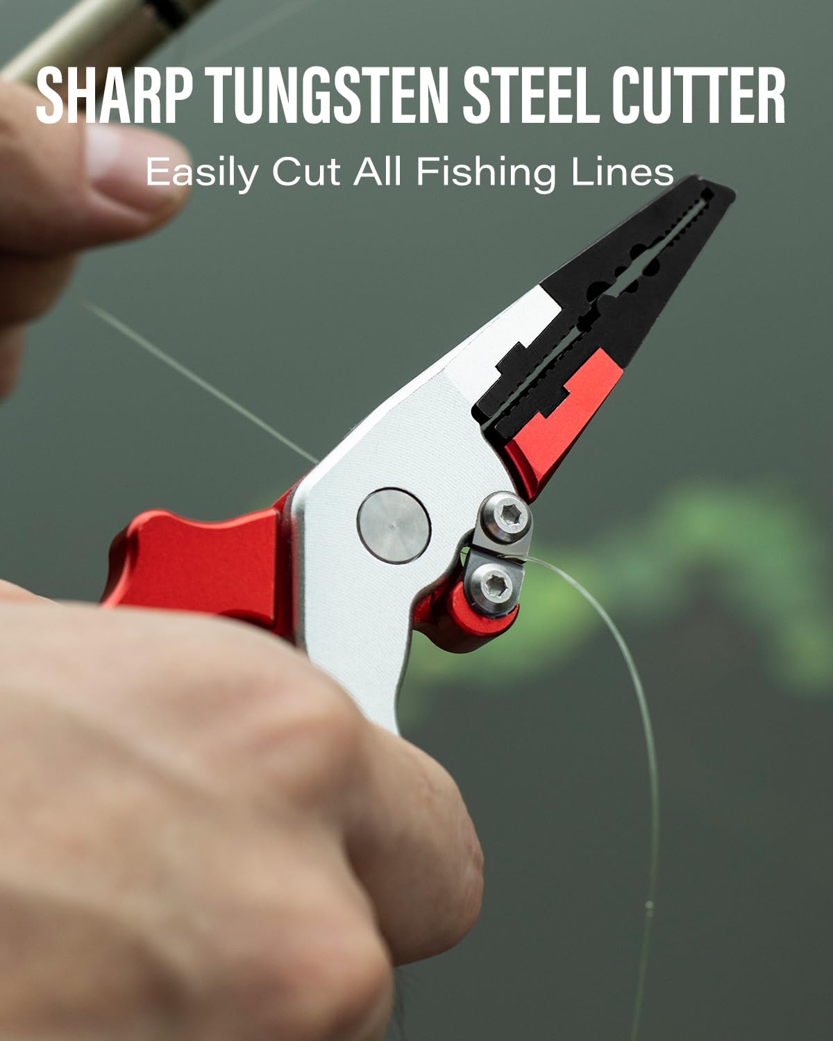 Micro needle nose tips for precision hook control
