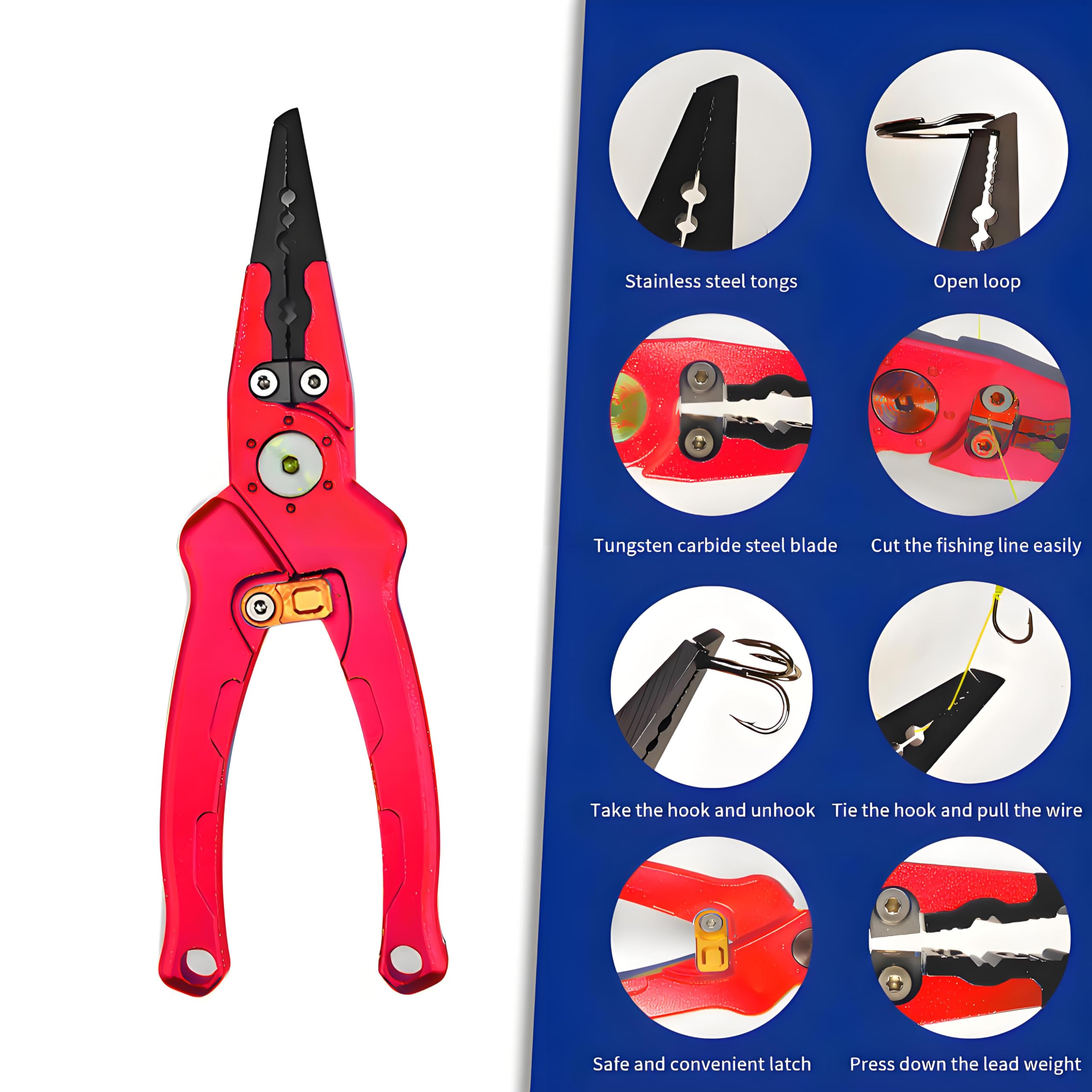 Pliers with sheath and lanyard included