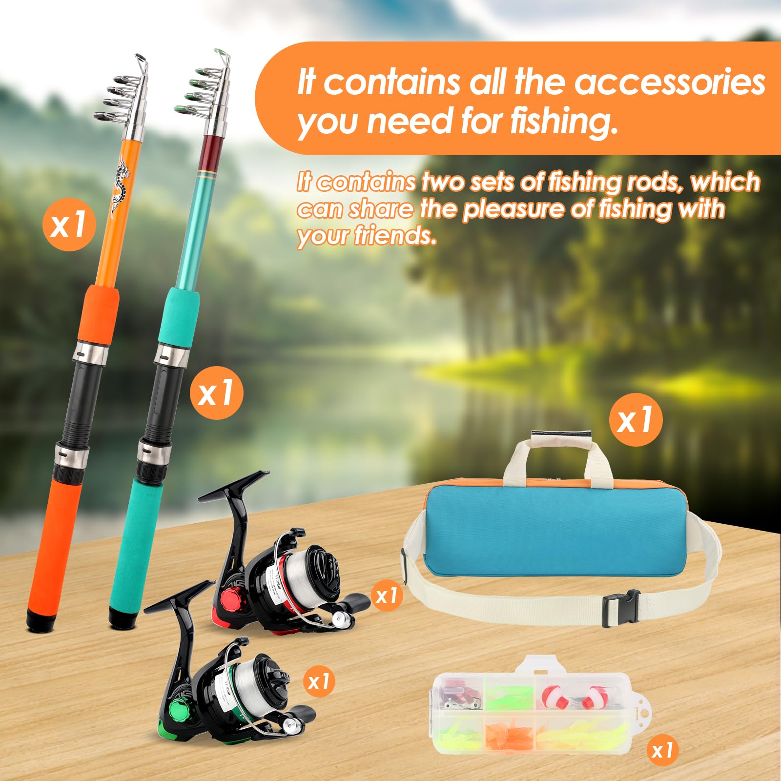 Close-up of durable carbon fiber and fiberglass fishing pole