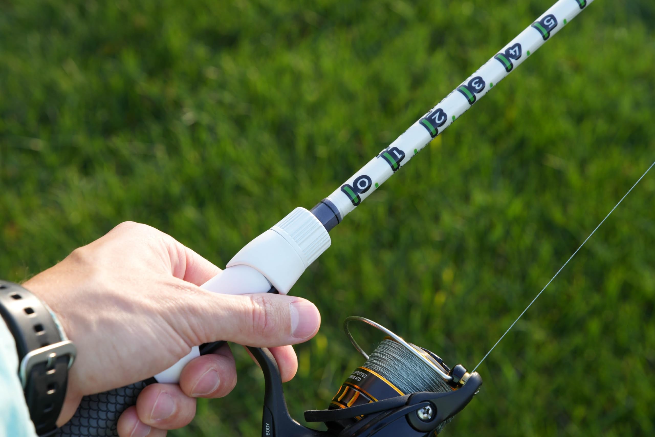 Transparent decal works on any rod color