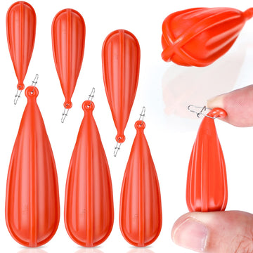 Orange fishing practice plug 1/5 oz weight