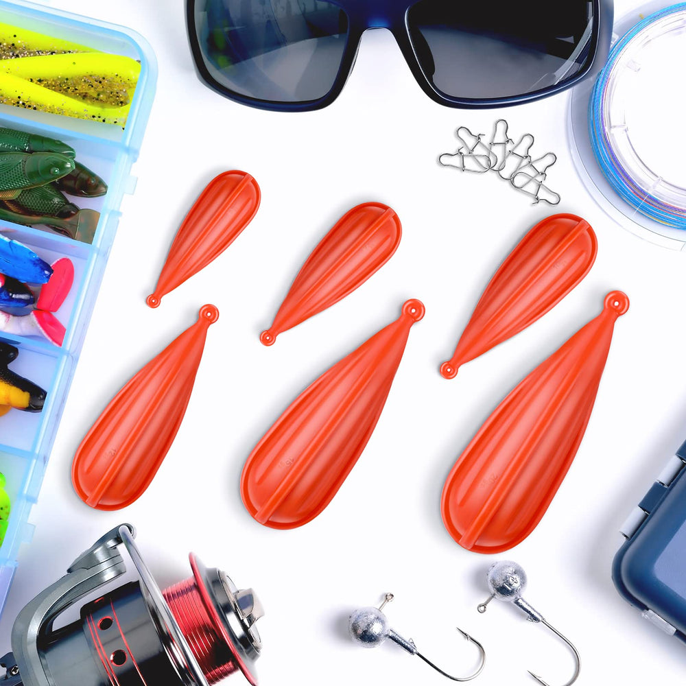 Orange fishing practice plug 2/5 oz weight