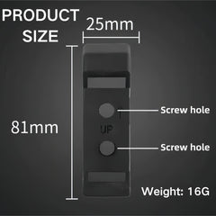 Minimalist wall mount fishing reel rack