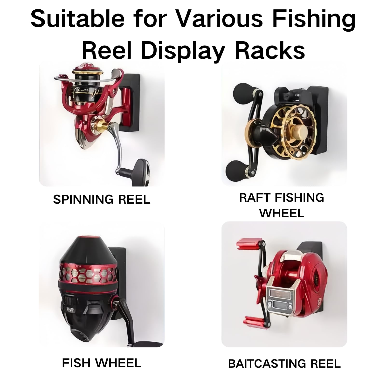 Versatile display on wall, table edge, or tackle box