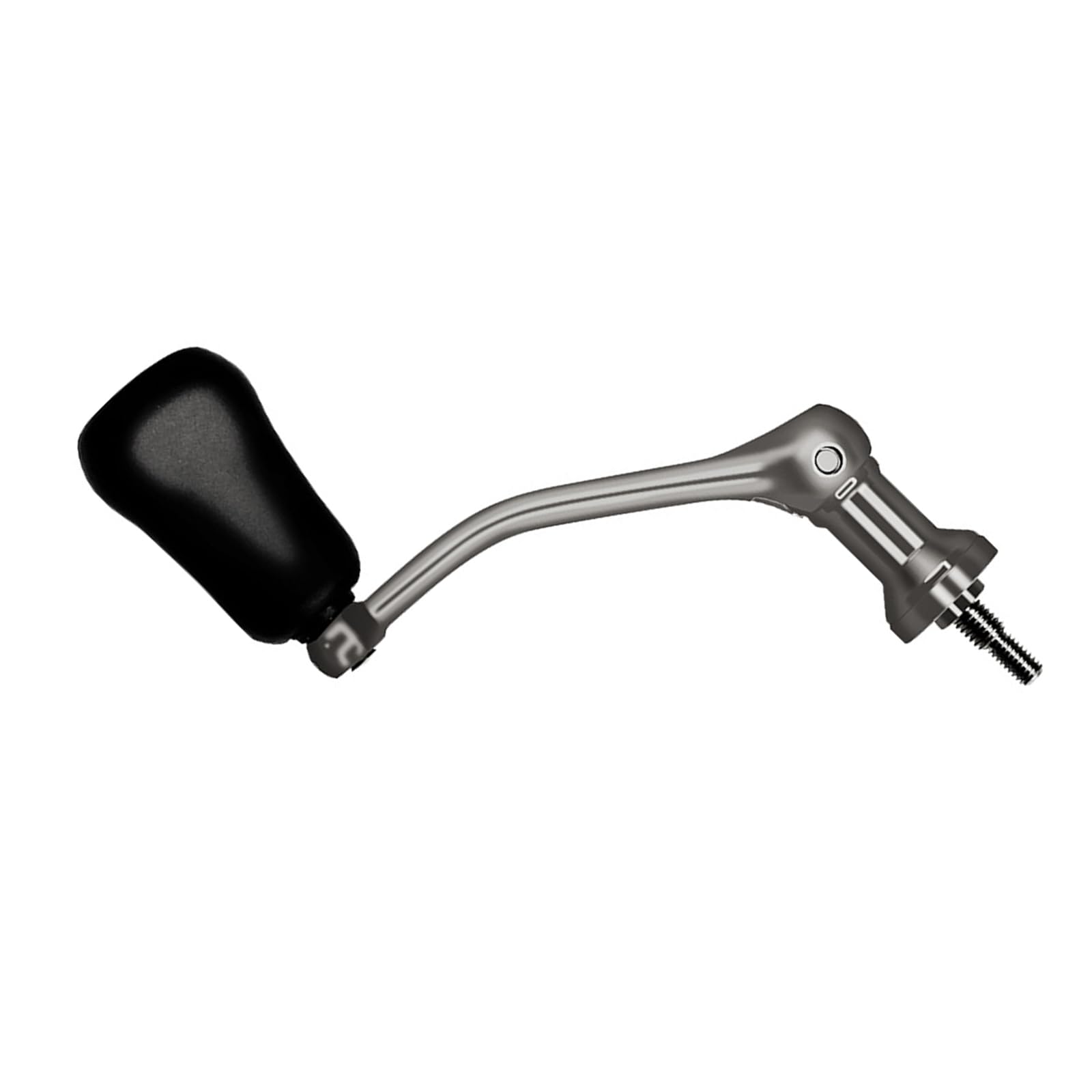 Reel handle compatible with most baitcasting reels