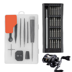 Fishing Reel Maintenance Kit case keeps tools organized for quick reel care