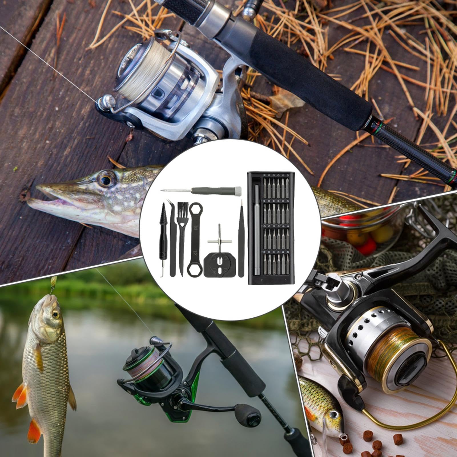 Fishing Reel Maintenance Kit precision fit design protects reel during installation