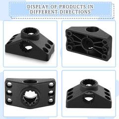 Fishing rod bracket dimensions 3.93 x 1.96 inches