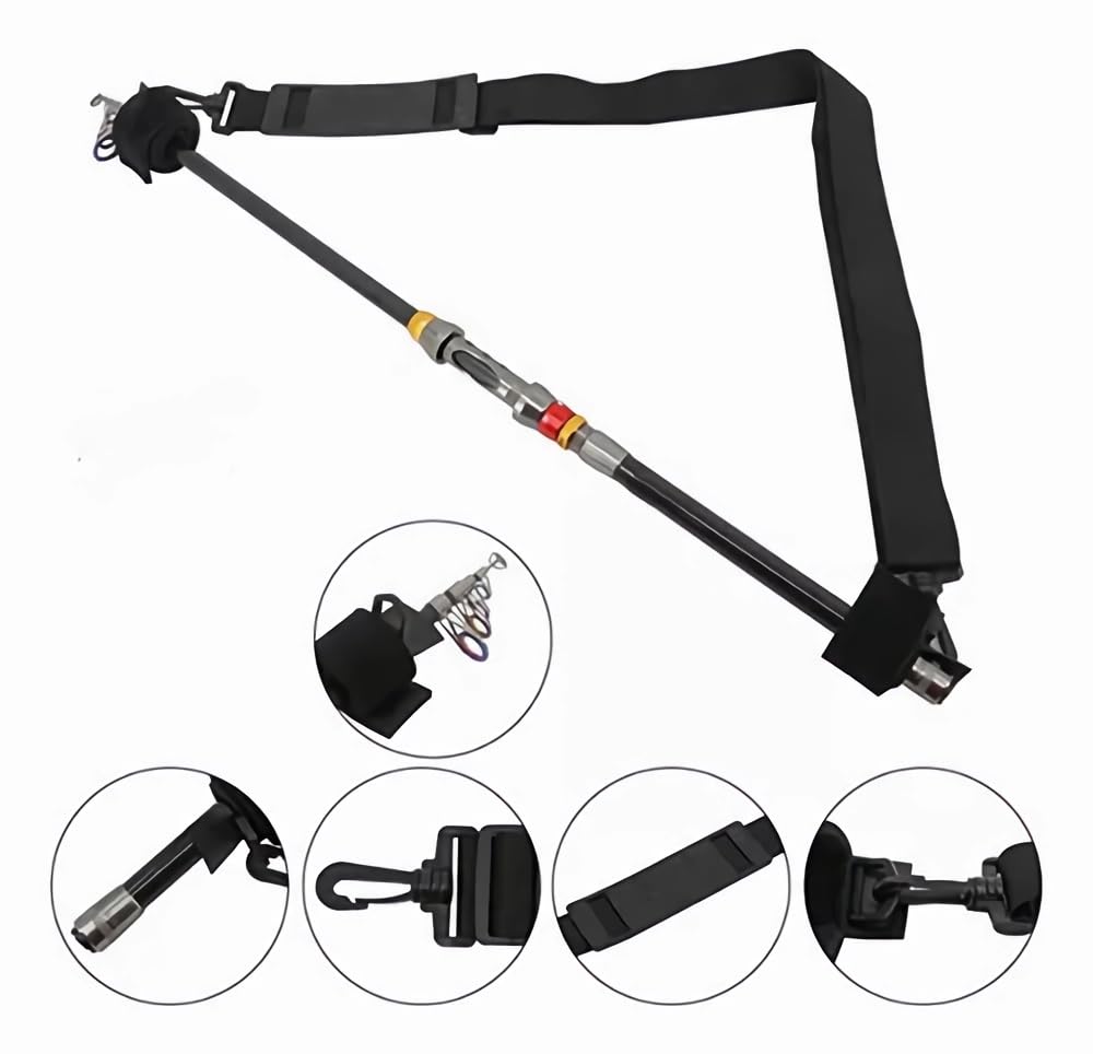 Two extra straps included with the shoulder strap