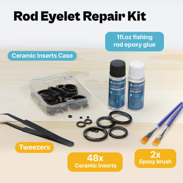 52 ceramic guide rings in 13 sizes with case