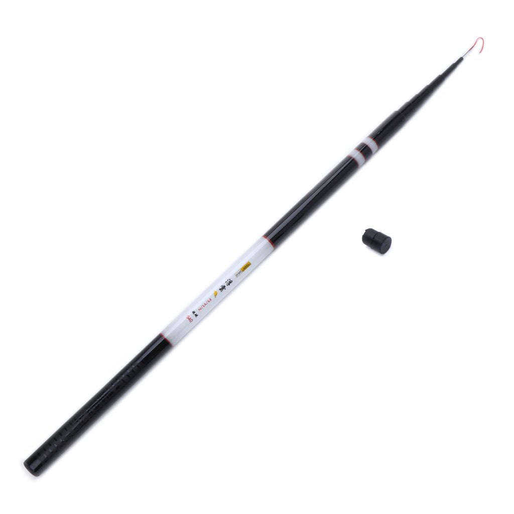 Carp fishing rod with telescopic design
