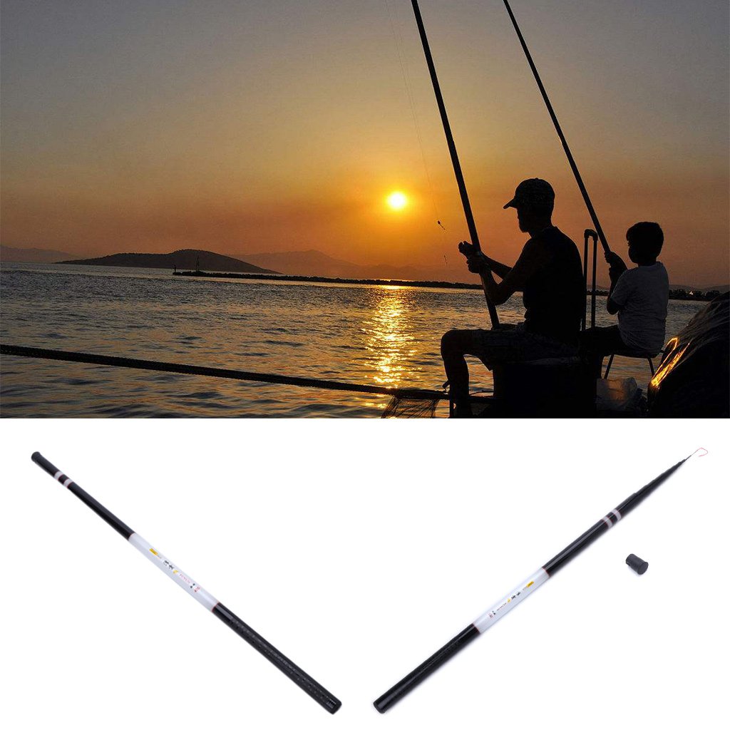 Rod extended showing segments