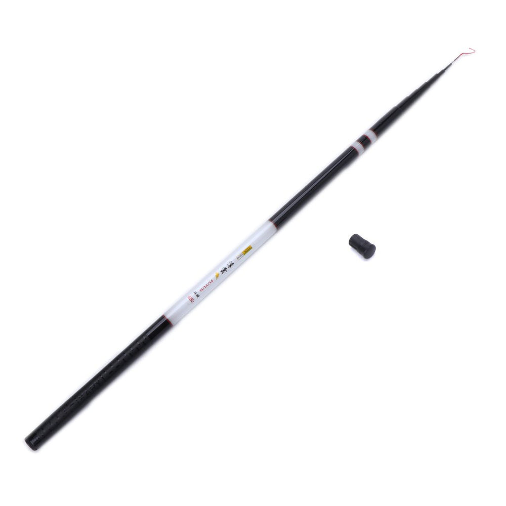 Outdoor fishing setup with the rod