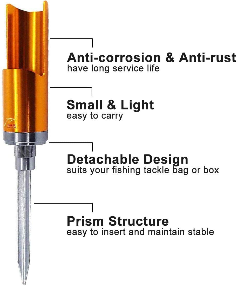 Side view of the aluminum ground stand