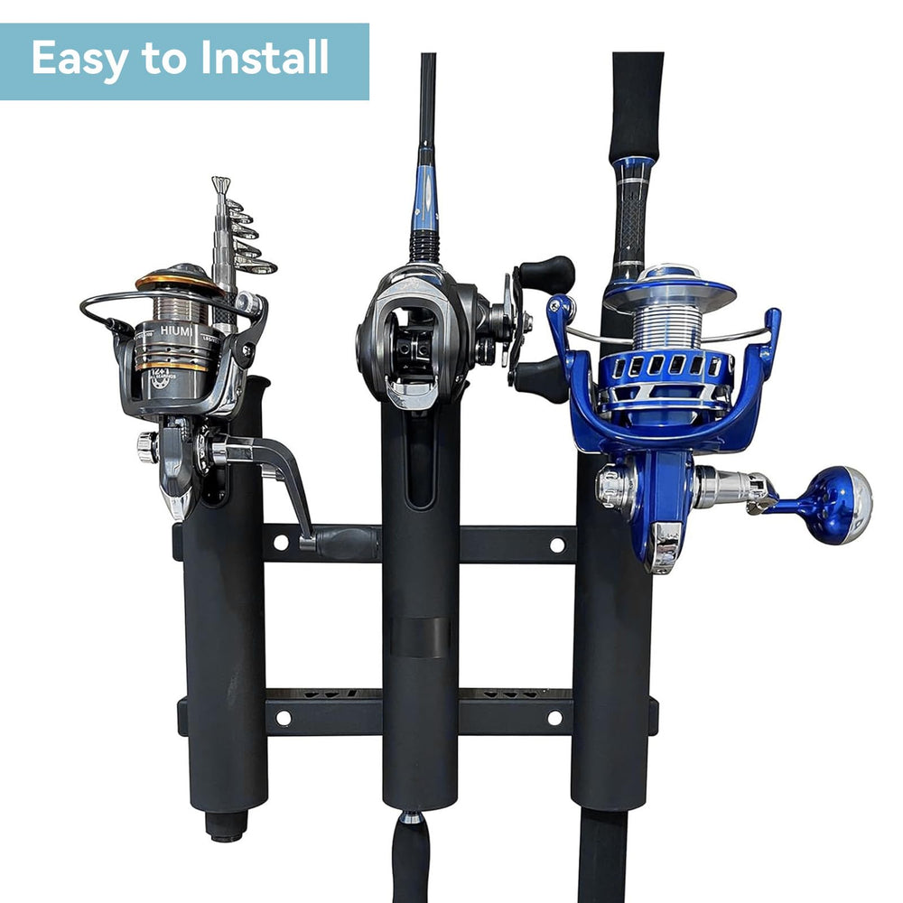 ABS material fishing rod holder bracket close-up