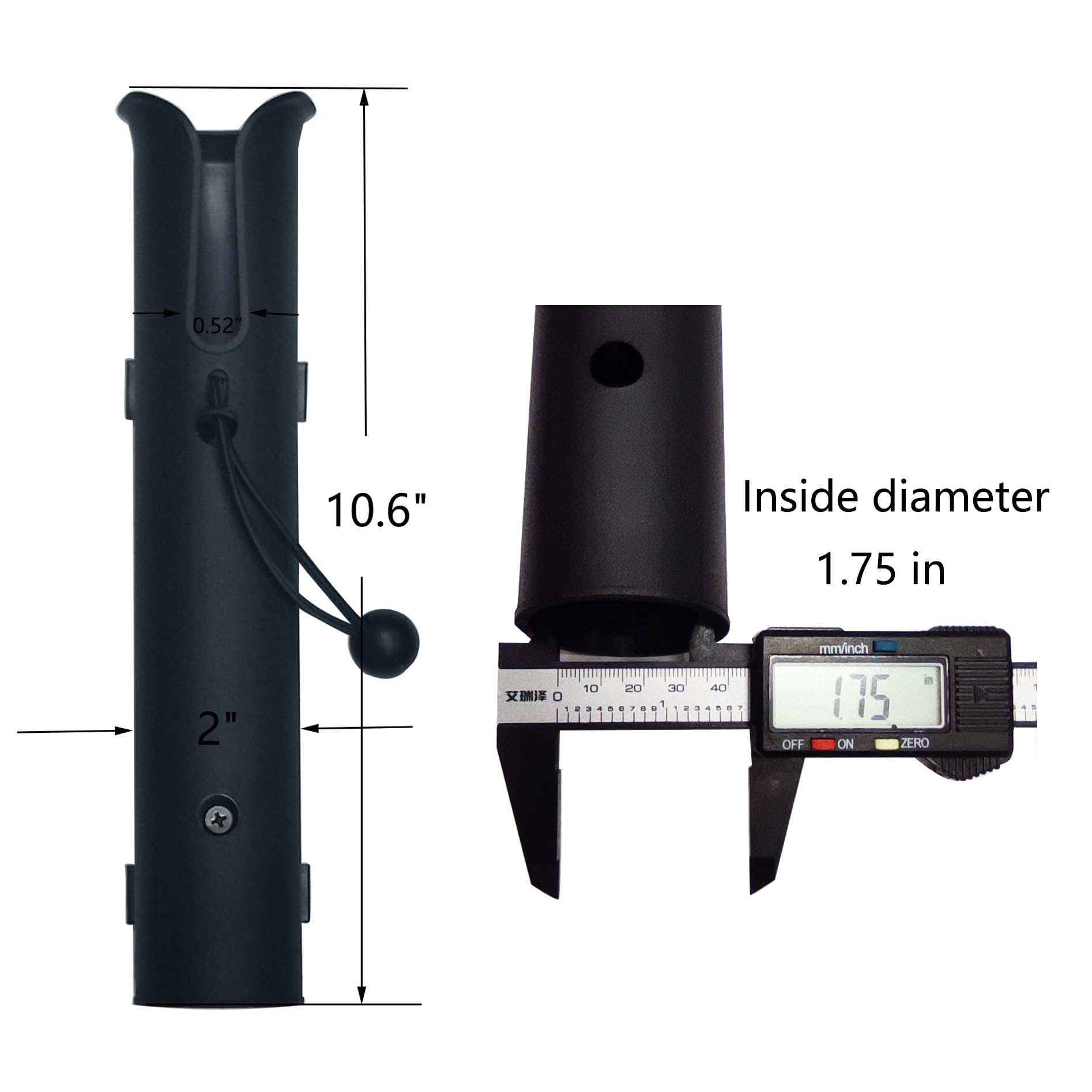 Elastic safety cord to prevent rod loss during transport