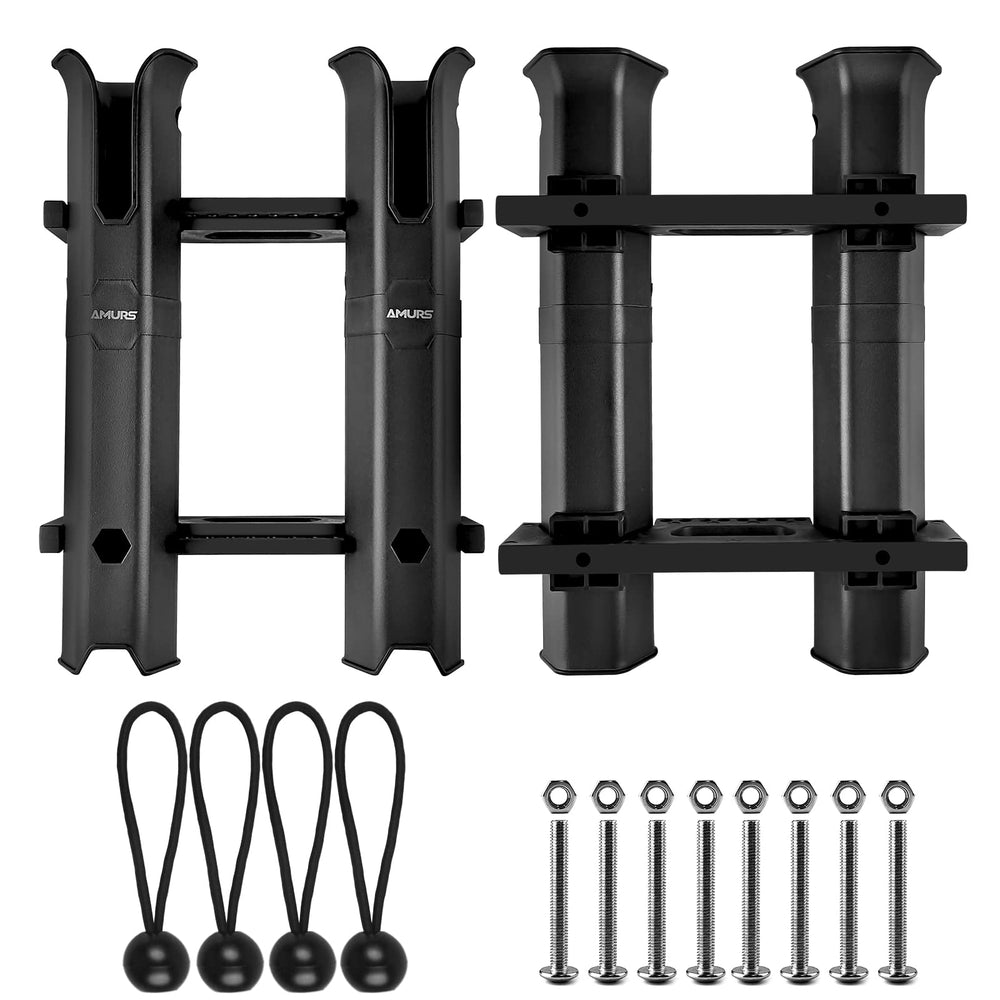 Portable fishing rod holder rack for boats, garages, and trucks