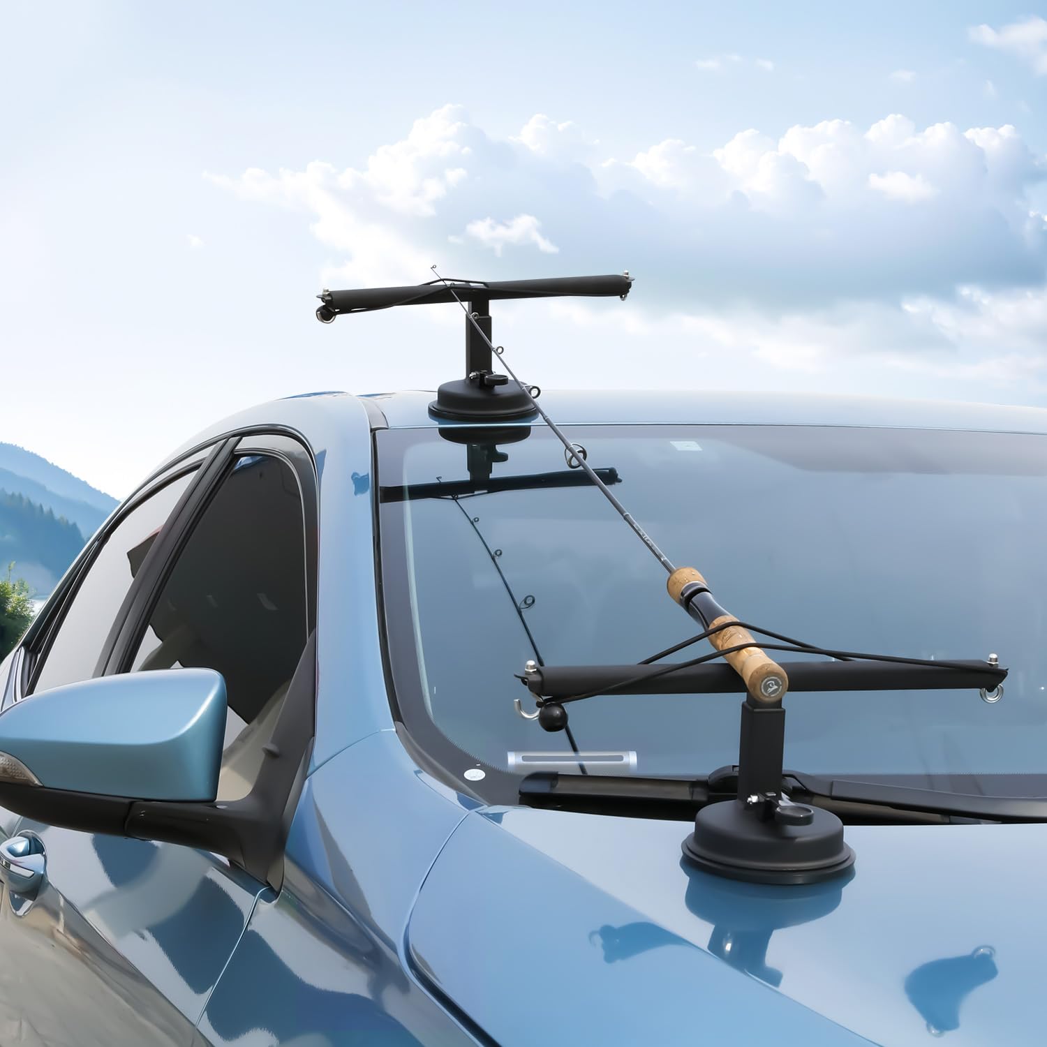 Two-pack fishing rod holders shown side by side