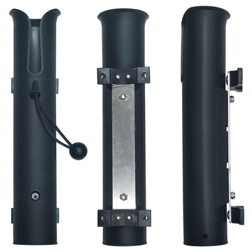Aluminum tube clamps for the fishing rod holder