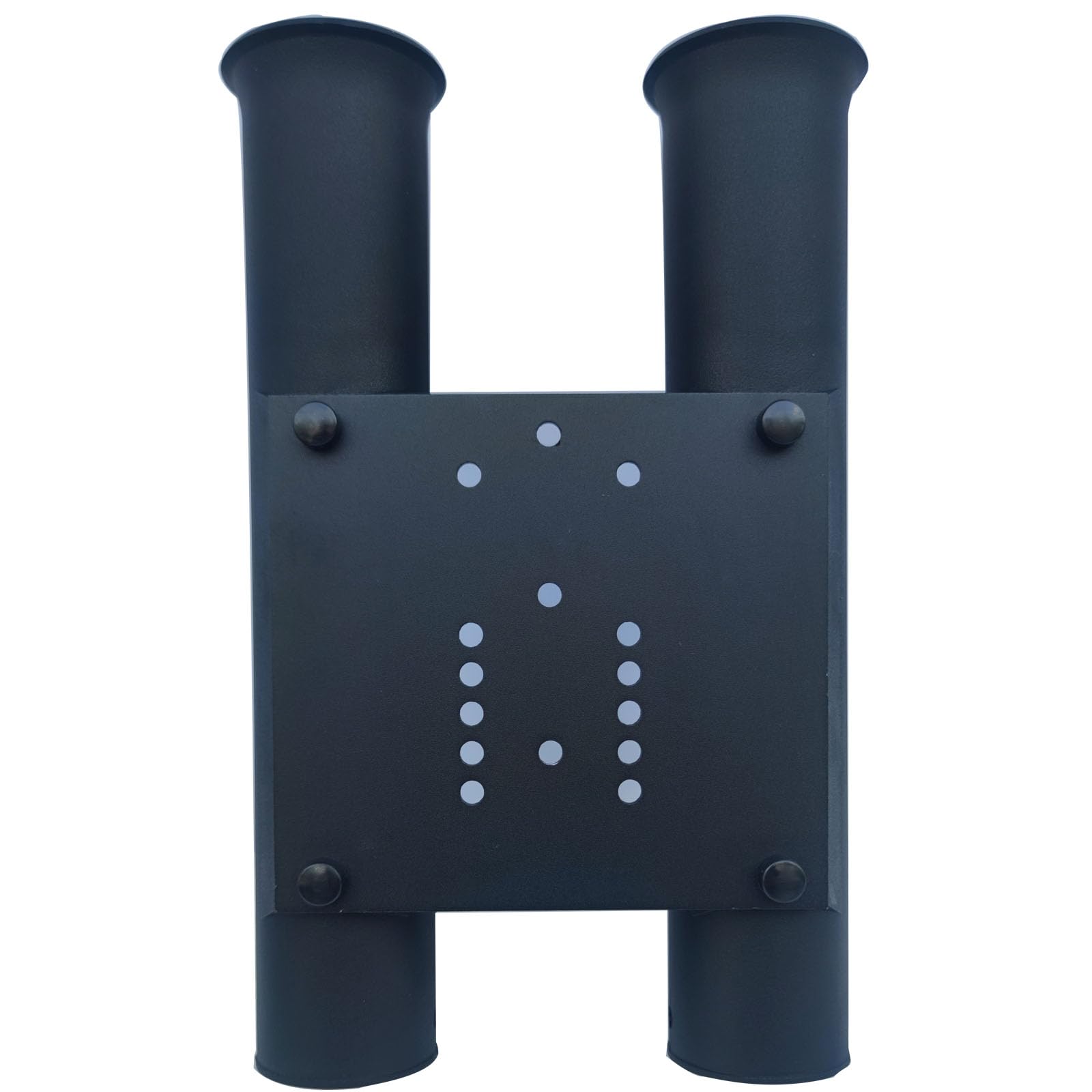 Rod holder attached to wagon for beach trips