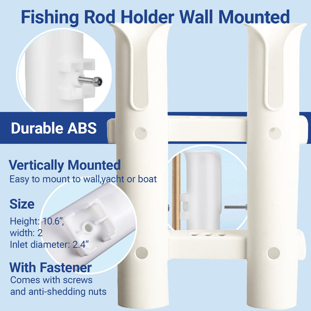 Durable high-strength plastic construction of the rod holder
