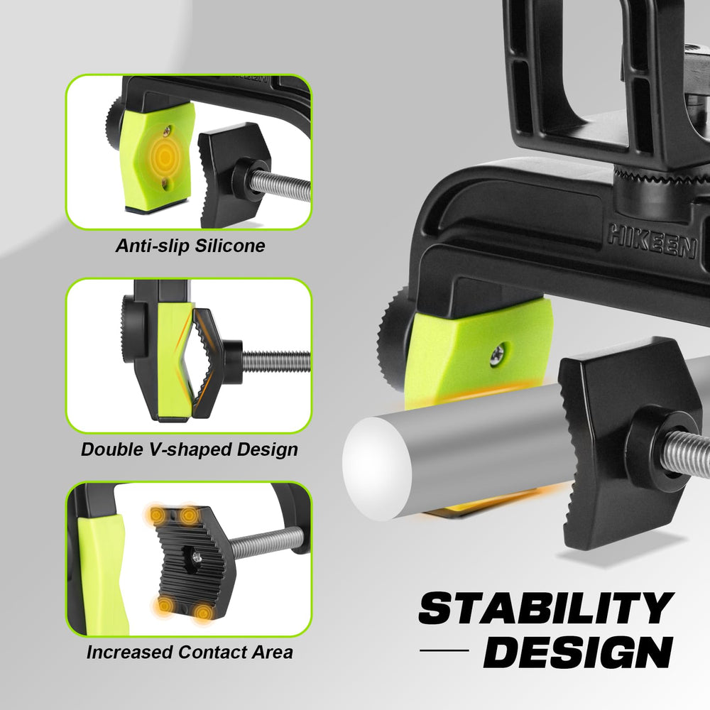 Boat rod holder secured with front locking ring
