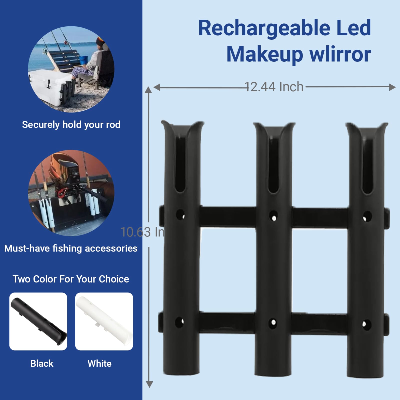 Durable high-strength plastic rod tubes