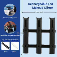Durable high-strength plastic rod tubes