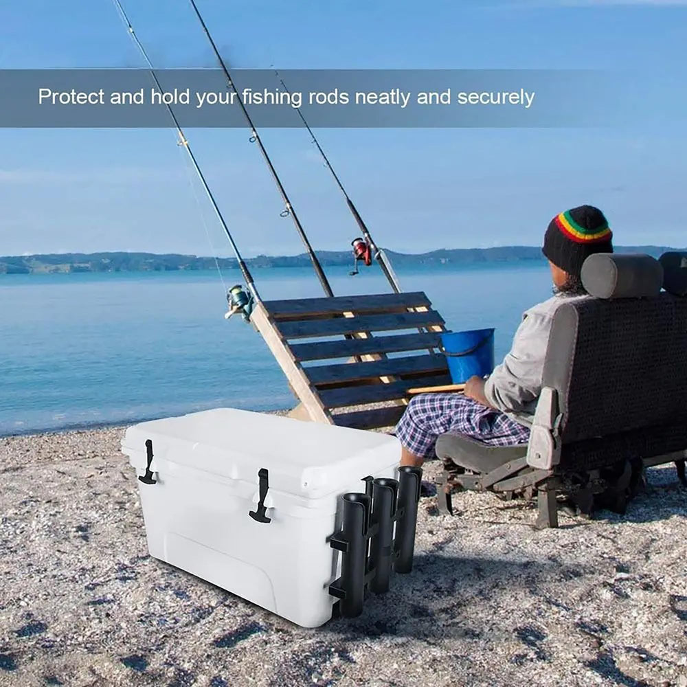 All-in-one 3-pole rod storage solution with hardware