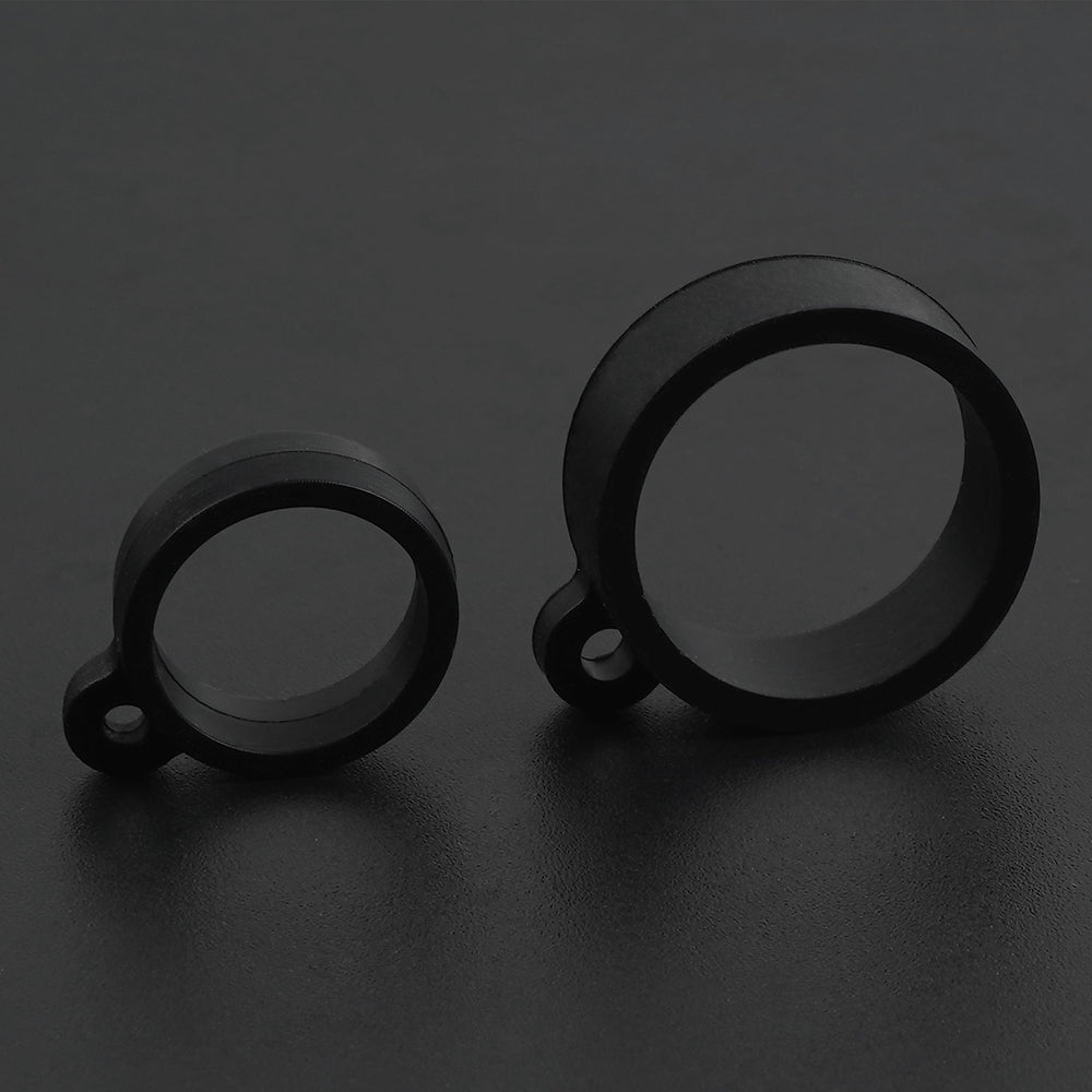 Plastic storage box included with all 16 hook keeper pieces