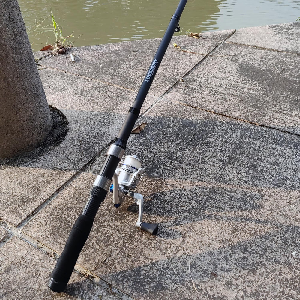 Telescopic rod extended to 6.89ft