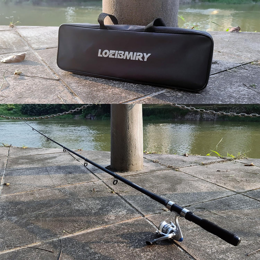 Two spinning reels with interchangeable left/right handles